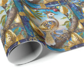 Ein Partridge in einem Birnenbaum Geschenkpapier (Rolleneckpunkt)