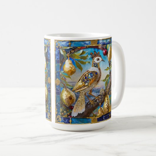 Ein Partridge in einem Birnenbaum Kaffeetasse (VorderseiteRechts)