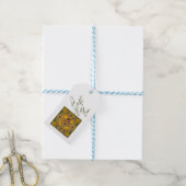 Ein Partridge in einem Birnenbaum Weihnachten Geschenkanhänger (Mit Garn)