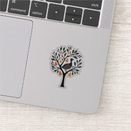 Ein Partridge in einem Pear Tree Cut-Out Stencil R Aufkleber