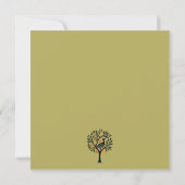 Ein Partridge in einem Pear Tree Cut-Out Stencil R Einladung (Rückseite)