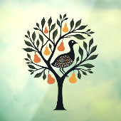 Ein Partridge in einem Pear Tree Cut-Out Stencil R Fensteraufkleber (Blatt 3)