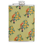 Ein Partridge in einem Pear Tree Cut-Out Stencil R Flachmann (Vorderseite)