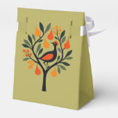 Ein Partridge in einem Pear Tree Cut-Out Stencil R Geschenkschachtel (Rückseite)