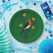 Ein Partridge in einem Pear Tree Cut-Out Stencil R Pappteller (Party)