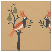 Ein Partridge in einem Pear Tree Cut-Out Stencil R Stoff (Nahaufnahme)