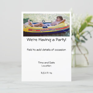Ein Party Einladung
