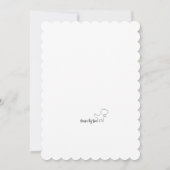 ein Party Einladung (Rückseite)