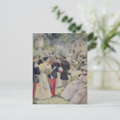 Ein Party im Garten am Elysee Einladungspostkarte (Stehend Vorderseite)