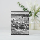 Ein Party im Schlachtfeld des kalten Hafens. Einladungspostkarte (Stehend Vorderseite)