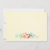 Ein Party ist für Girl da, das zwei, den 2. Geburt Einladung (Rückseite)