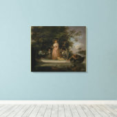 Ein Party von George Morland Leinwanddruck (Insitu (Holzboden))