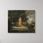 Ein Party von George Morland Leinwanddruck (Vorderseite)