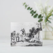 Ein Party zum Erforschen Einladungspostkarte (Stehend Vorderseite)