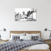 Ein Party zum Erforschen Leinwanddruck (Insitu (Schlafzimmer))