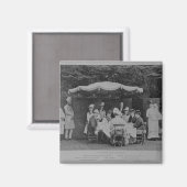 Ein Party zum Frühstück in Osbourne Magnet (Vorderseite/Rückseite)