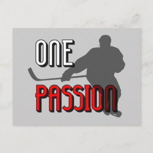 Ein Passionhockey Postkarte