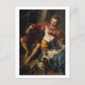 Ein Pastoral im Herbst im Detail - François Bouche Postkarte (Vorderseite)
