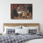 Ein Pastoralbesuch Leinwanddruck (Insitu (Schlafzimmer))