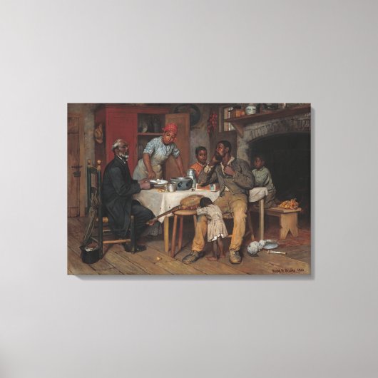 Ein Pastoralbesuch Leinwanddruck (Vorderseite)