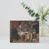 Ein Pastoralbesuch Postkarte (Stehend Vorderseite)