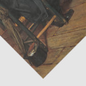 Ein Pastoralbesuch von Richard Norris Brooke Seidenpapier (Detail)