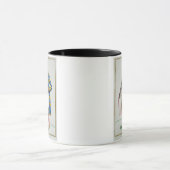 Ein Patagonian Mann, 1780 (farbiger Stich) Tasse (Zentrum)