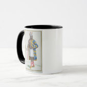 Ein Patagonian Mann, 1780 (farbiger Stich) Tasse (Vorderseite Links)