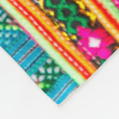 ein Patchwork-Steppdecke im asiatischen Stil Fleecedecke (Ecke)