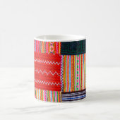 ein Patchwork-Steppdecke im asiatischen Stil Kaffeetasse (Mittel)