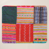 ein Patchwork-Steppdecke im asiatischen Stil Sherpadecke (Vorderseite (Horizontal))