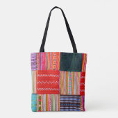 ein Patchwork-Steppdecke im asiatischen Stil Tasche (Rückseite)