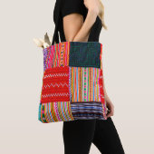 ein Patchwork-Steppdecke im asiatischen Stil Tasche (Von Nahem)