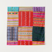 ein Patchwork-Steppdecke im asiatischen Stil Wandteppich (Vorderseite (Horizontal))