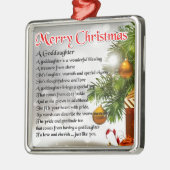 Ein Patenttochtergedicht - Weihnachtsentwurf Ornament Aus Metall (Links)