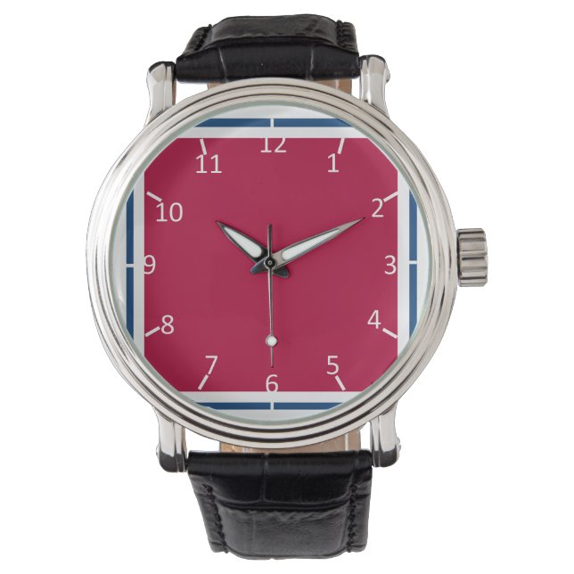 Ein Patriot-Herz Armbanduhr (Vorderseite)