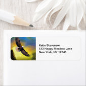 Ein patriotisches Design mit einem hohen Bald-Adle (Insitu)