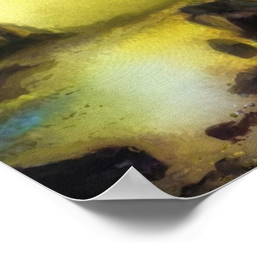 Ein patriotisches Design mit einem hohen Bald-Adle Poster (Ecke)