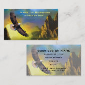 Ein patriotisches Design mit einem hohen Bald-Adle Visitenkarte (Vorne/Hinten)