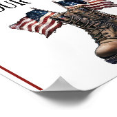 Ein Patriots Day Bitte Schuhe Entfernen Schild (Ecke)