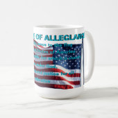 Ein paziriotischer kaffeetasse (VorderseiteRechts)