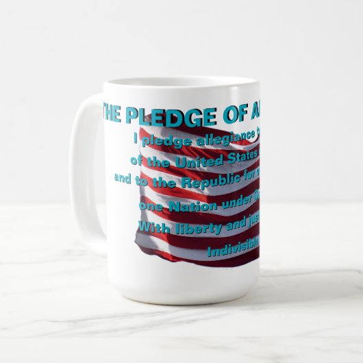 Ein paziriotischer kaffeetasse (Vorderseite Links)