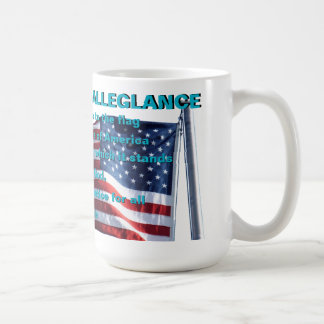 Ein paziriotischer kaffeetasse