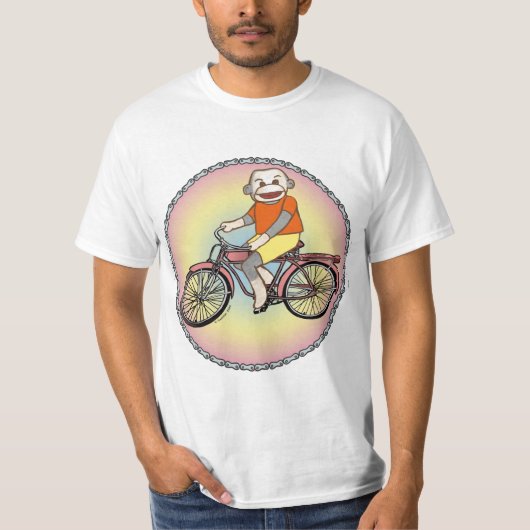 Ein Pedal Monkey Fahrrad T-Shirt (Vorderseite)