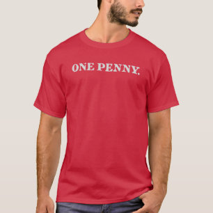 Ein Penny Rot Unisex T-Shirt