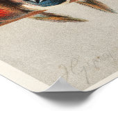 Ein Perch des Vogelremix Poster (Ecke)