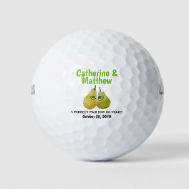 Ein perfekter Cartoon für den Höhepunkt des Jubilä Golfball