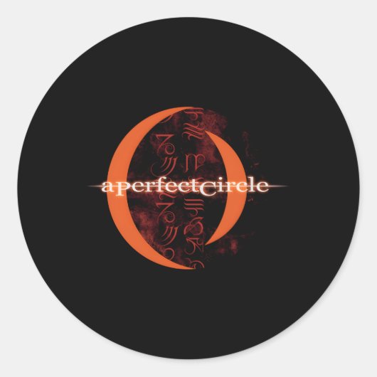 Ein perfekter Circle €"Mer De Noms Glyph Circle 2 Runder Aufkleber (Vorderseite)