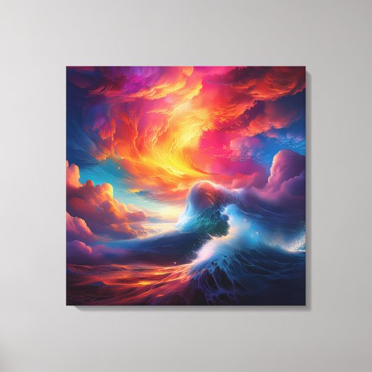 Ein perfekter Farbsturm Leinwanddruck (Vorderseite)