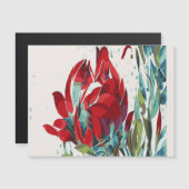 Ein perfekter Mohn Magnetkarte (Vorne/Hinten)